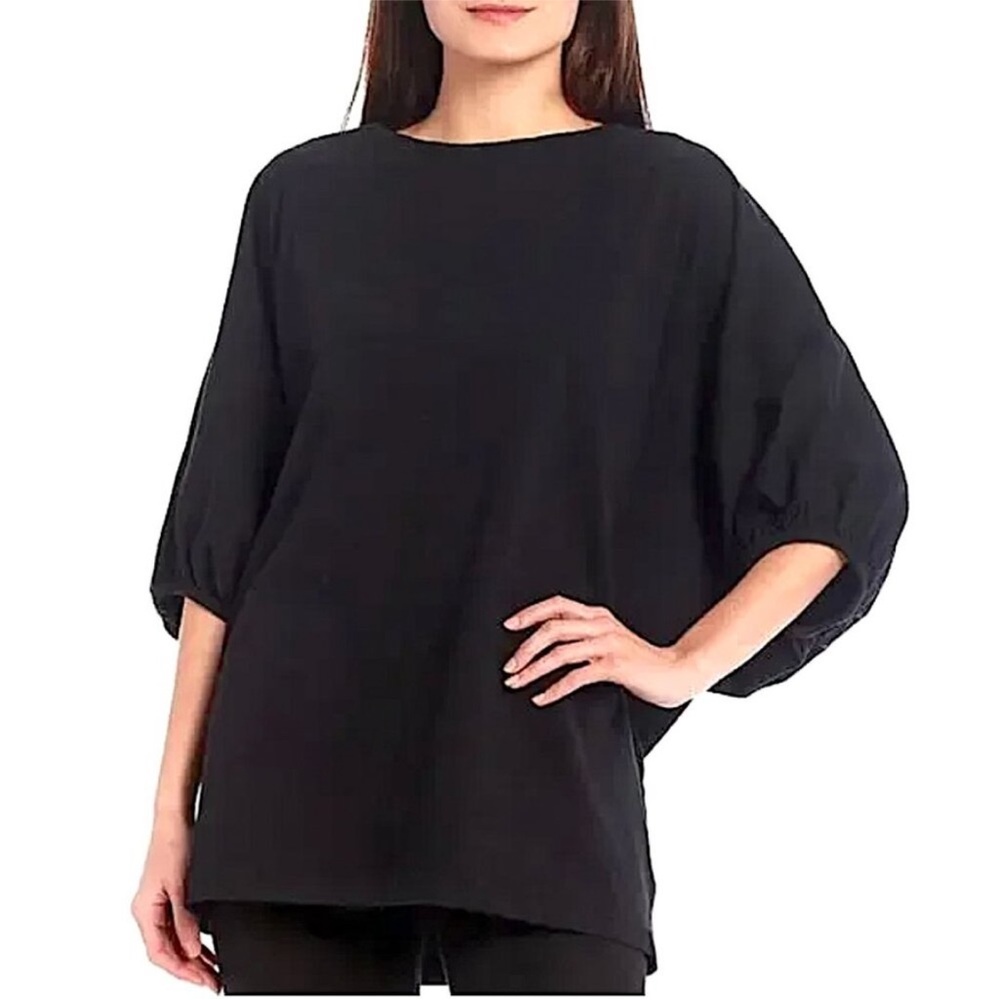 bryn Walker Black Tunic Top
